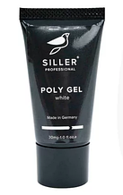 Siller Poly Gel CLEAR — полігель для ногтей прозрачный, 30мл