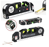 Лазерный уровень нивелир с рулеткой Fixit Laser Level Pro 3, SP, Хорошее качество, laser level pro3, лазерный