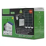 Портативна сонячна станція, кемпінговий ліхтар GD TIMES GD-103, power bank, solar, фото 6