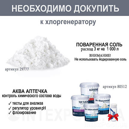 Пісочний фільтр-насос із хлоргенератором Intex 26676, фото 2