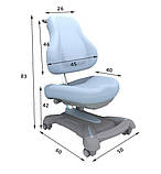 Дитяче універсальне крісло FUNDESK BRAVO BLUE, фото 3