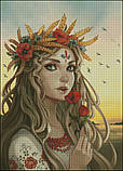(Електронна)Схема для вишивки: "Дівчина у вінку", фото 2