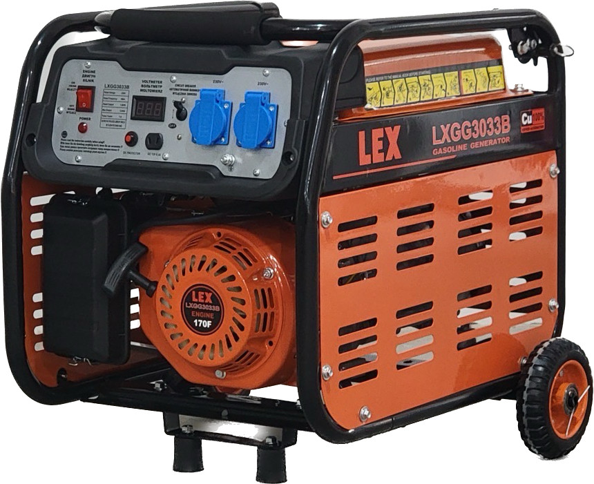 Генератор бензиновий LEX 3.3 кВт LXGG3033BES