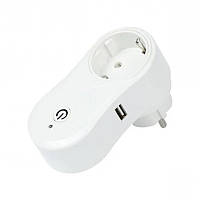 Умная WI-FI смарт розетка Socket USB 4981, Gp, Хорошее качество, умный дом, Умный дом apple, Умный дом