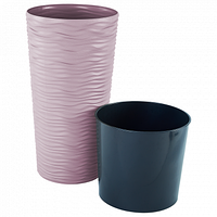 Горщик для квітів високий "Ф'южн" 2л d16*30см (фрезія)