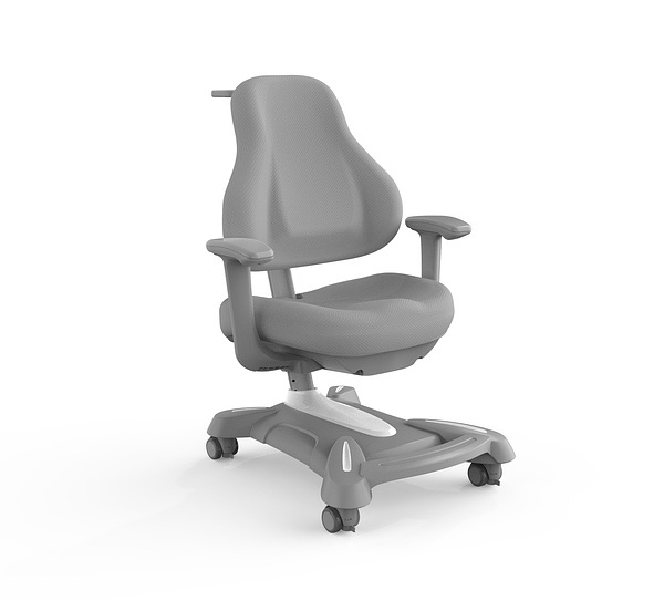 Дитяче універсальне крісло FunDesk Bravo Grey з підлокітниками, фото 1