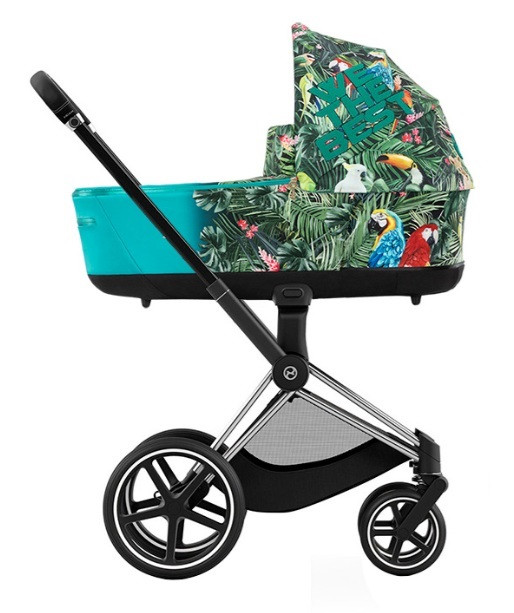 Коляска Cybex Priam 4.0 шасі Chrome Black + люлька by DJ Khaled We The Best, фото 1