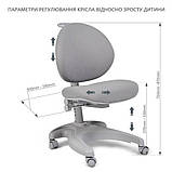 Дитяче ергономічне крісло FunDesk Cielo Pink з підлокітниками, фото 7