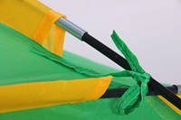 Пляжная палатка "Ракушка" Melad WM-0T103 жёлто-салатовый, Gp1, Хорошее качество, Пляжная палатка, Пляжная