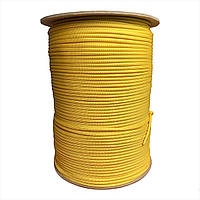 Paracord Type III 550 4 мм  259 кг yellow #019 10 метрів