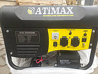 Генератор бензиновый ATIMAX AG3500 Е 2,8 кВт 230V Электростартер+шнур