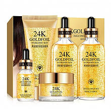Набір IMAGES Beauty 24K Goldfoil з частинками золота з п'яти засобів