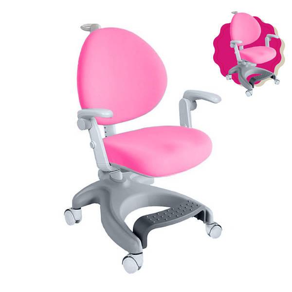 Дитяче ергономічне крісло FunDesk Cielo Pink з підлокітниками, фото 1