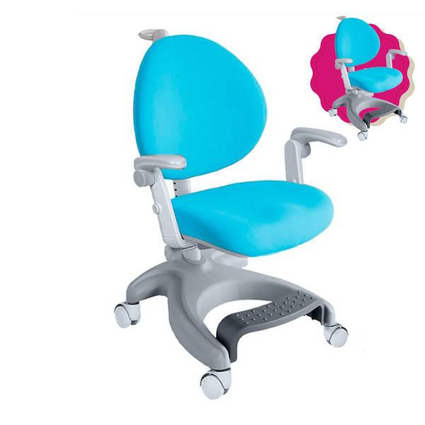 Дитяче ергономічне крісло FunDesk Cielo blue з підлокітниками, фото 1
