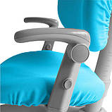 Дитяче ергономічне крісло FunDesk Cielo blue з підлокітниками, фото 3