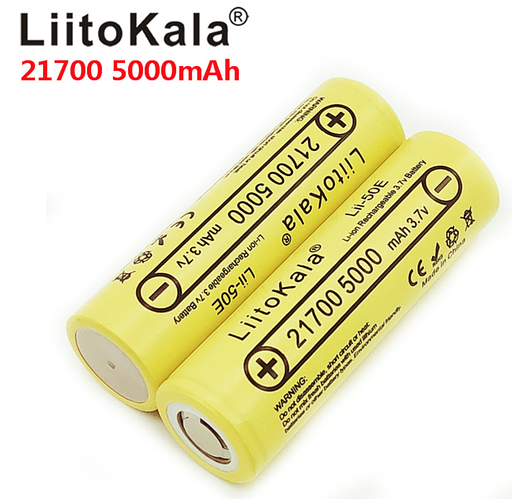 Аккумулятор литий-ионный 21700 LIITOKALA Lii-50E 5000mAh оригинальный ...