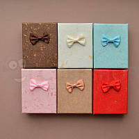 Коробочка для біжутерії 7х9х3см - Класична з бантом