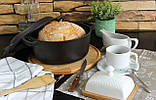 Каструля чавунна з кришкою-сковородою 6л, фото 10
