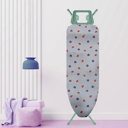 Змінний чохол на прасувальну дошку First Ladybugs на поролоновій основі універсальний 132х48 см, фото 1