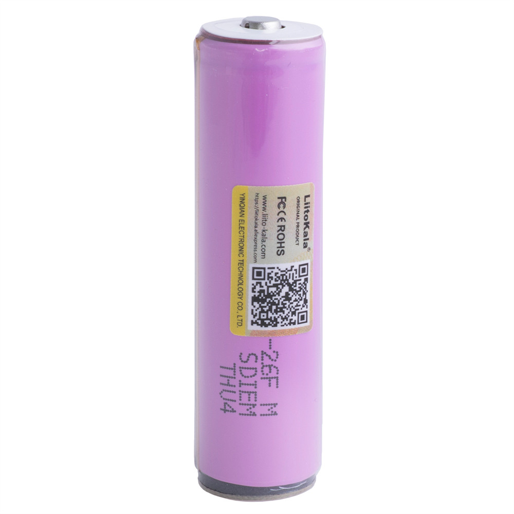 Акумулятор LiitoKala 18650 26FM 2600mAh Із Захистом (банка Samsung ...
