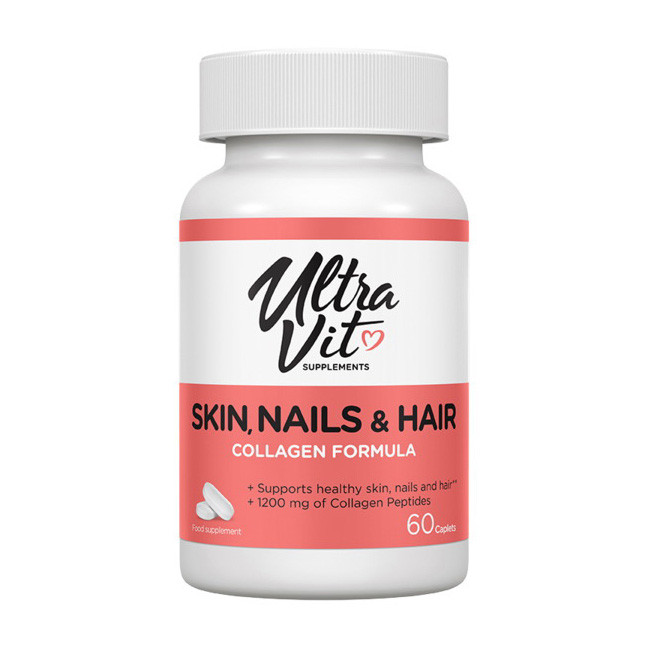 Вітаміни для жінок VP Lab Skin, Nails & Hair 60 caplets, фото 1