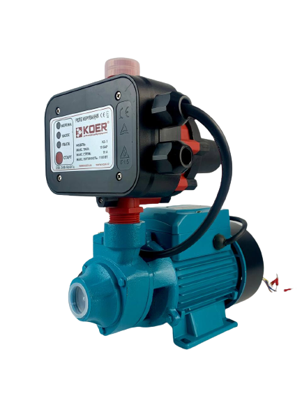 Насосна станція VDMT QB-60 0.37 кВт. Словенія з автоматикою KP Czech KS-1 у зборі ГАРАНТІЯ 2 роки