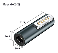 DC-переходник 5,5-2,1 на Magsafe2