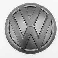 Эмблема задняя VW (Фольцваген) 110мм GOLF 5, TIGUAN 1, PASSAT B6, CADDY 3, T5 - Черный матт (5N0853630)