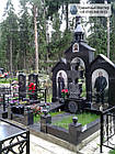 Гранітний пам'ятник у вигляді каплиці з хрестом № 2095, фото 3