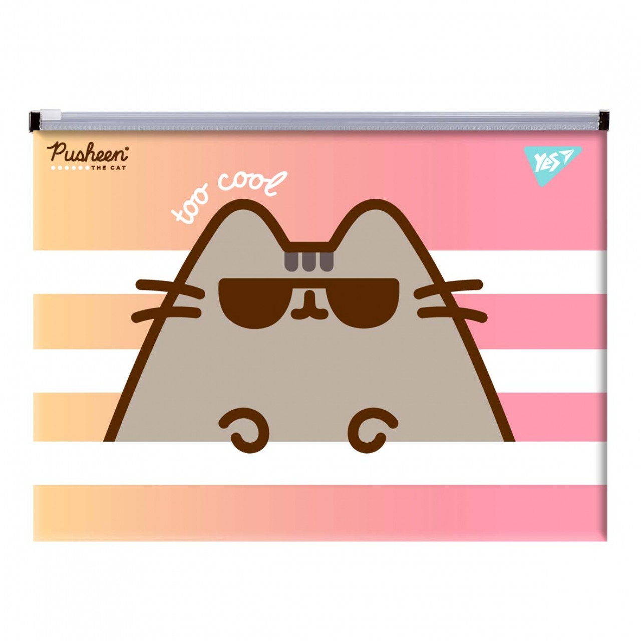 Папка zip-lock B5 Yes Pusheen