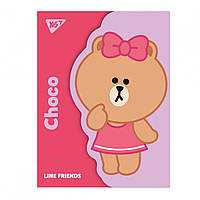 Папка-органайзер на липучке А4 Yes Line Friends.Choco с клапаном