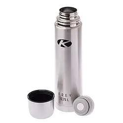 Термос Kalipso Frey 0.75 л з нержавіючої сталі (тримає температуру до 24 годин), термос питний для чаю та кави