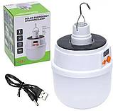 Лампа для кемпінгу Solar JD 2022 на сонячній батареї, фото 5