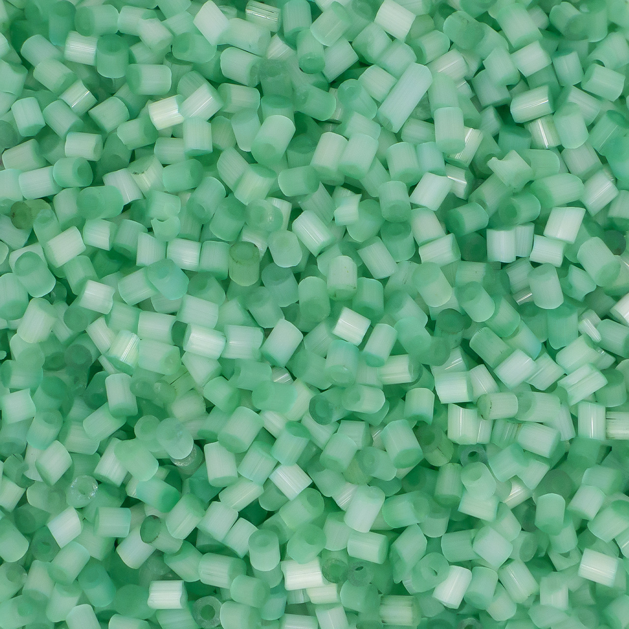 Бісер рубка сатин 2 мм 25 г Зелений, фото 1