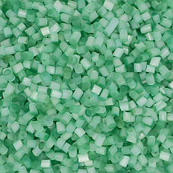 Бісер рубка сатин 2 мм 25 г Зелений