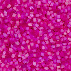 Бісер рубка сатин 2 мм 25 г Рожевий