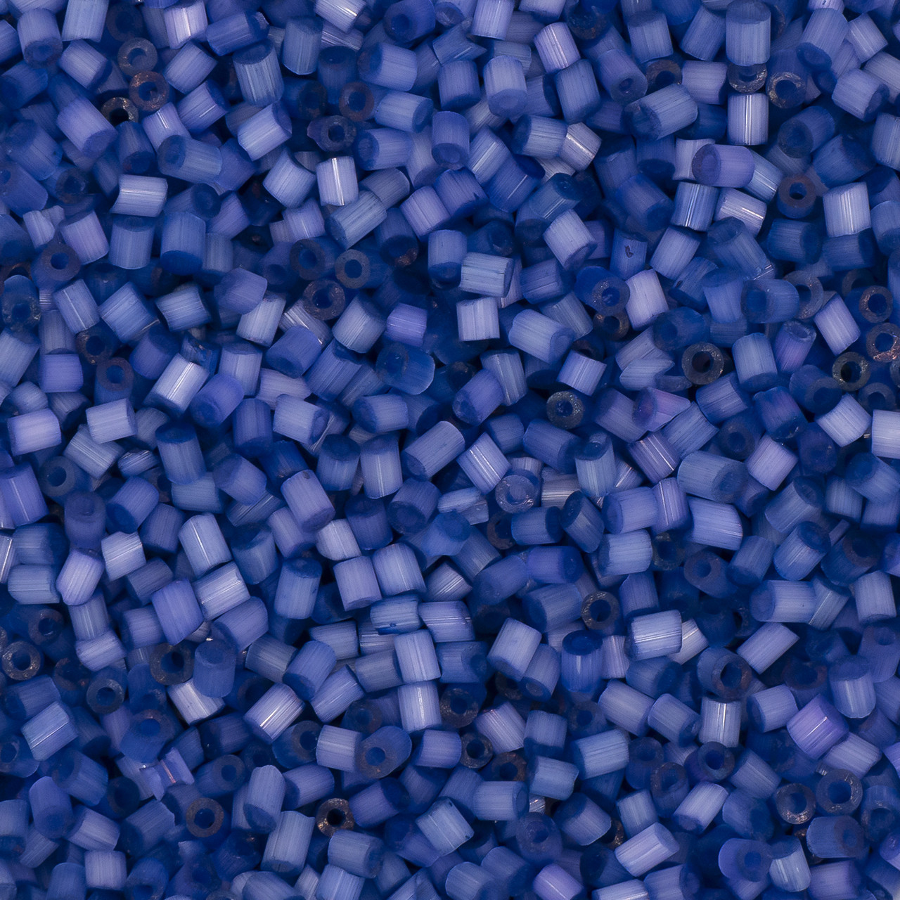 Бісер рубка сатин 2 мм 25 г Синій темний, фото 1