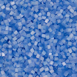 Бісер рубка сатин 2 мм 25 г Синій