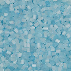 Бісер рубка сатин 2 мм 25 г Бірюзовий