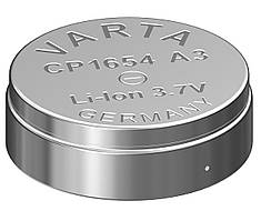 Акумулятор дисковий VARTA CP1654 Li-ion 3,7V 120mAh (63165)