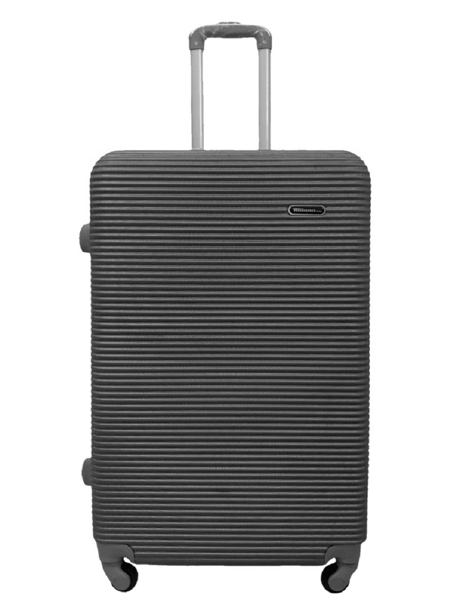 Валіза пластикова MILANO BAG 004 велика графіт