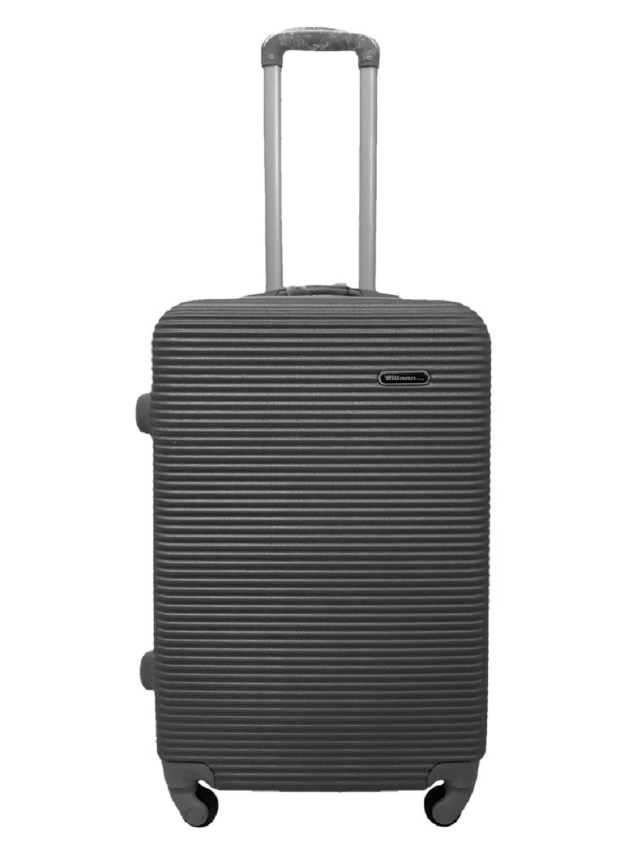 Валіза пластикова MILANO BAG 004 середня графіт