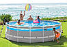 Басейн каркасний Intex 26730 (488х122 см) (Картріджний фільтр-насос 5 678 л/год, драбина, тент, підстилка), фото 7