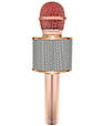 Караоке-мікрофон з гучномовцем світло-рожевий 9002, фото 4