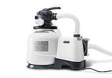 Каркасний басейн Intex 26340 (732x132 см) (Пісочний фільтр-насос 8000 л/год, драбина, тент, підстилка), фото 5