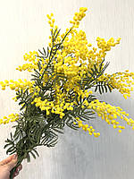 Штучна гілка мімози. Мімоза декоративна (85 см), фото 8