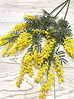 Штучна гілка мімози. Мімоза декоративна (85 см), фото 5