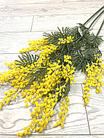 Штучна гілка мімози. Мімоза декоративна (85 см), фото 6