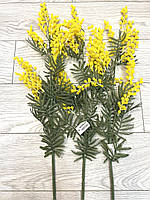 Штучна гілка мімози. Мімоза декоративна (85 см), фото 4
