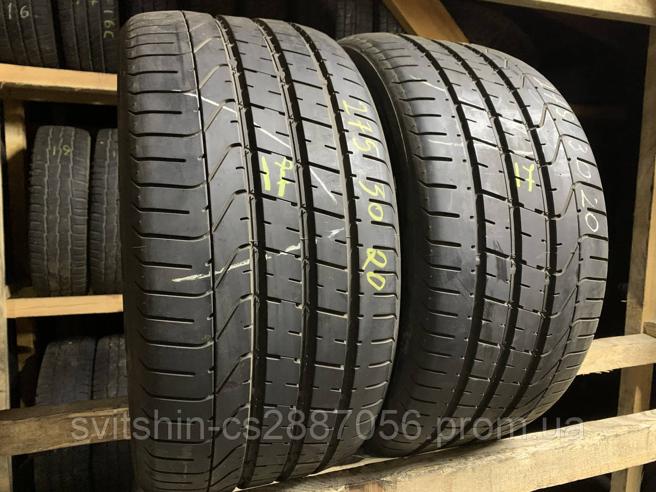 Шини літо 275/30R20 Pirelli P Zero 6.5-7мм 17рік 2шт, фото 1